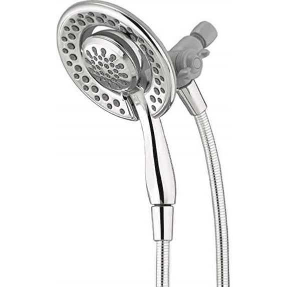 In2ition 2-in-1 Dual Hand Held Shower Head, 3-Spray Detachable Round Shower Head 1.75 GPM