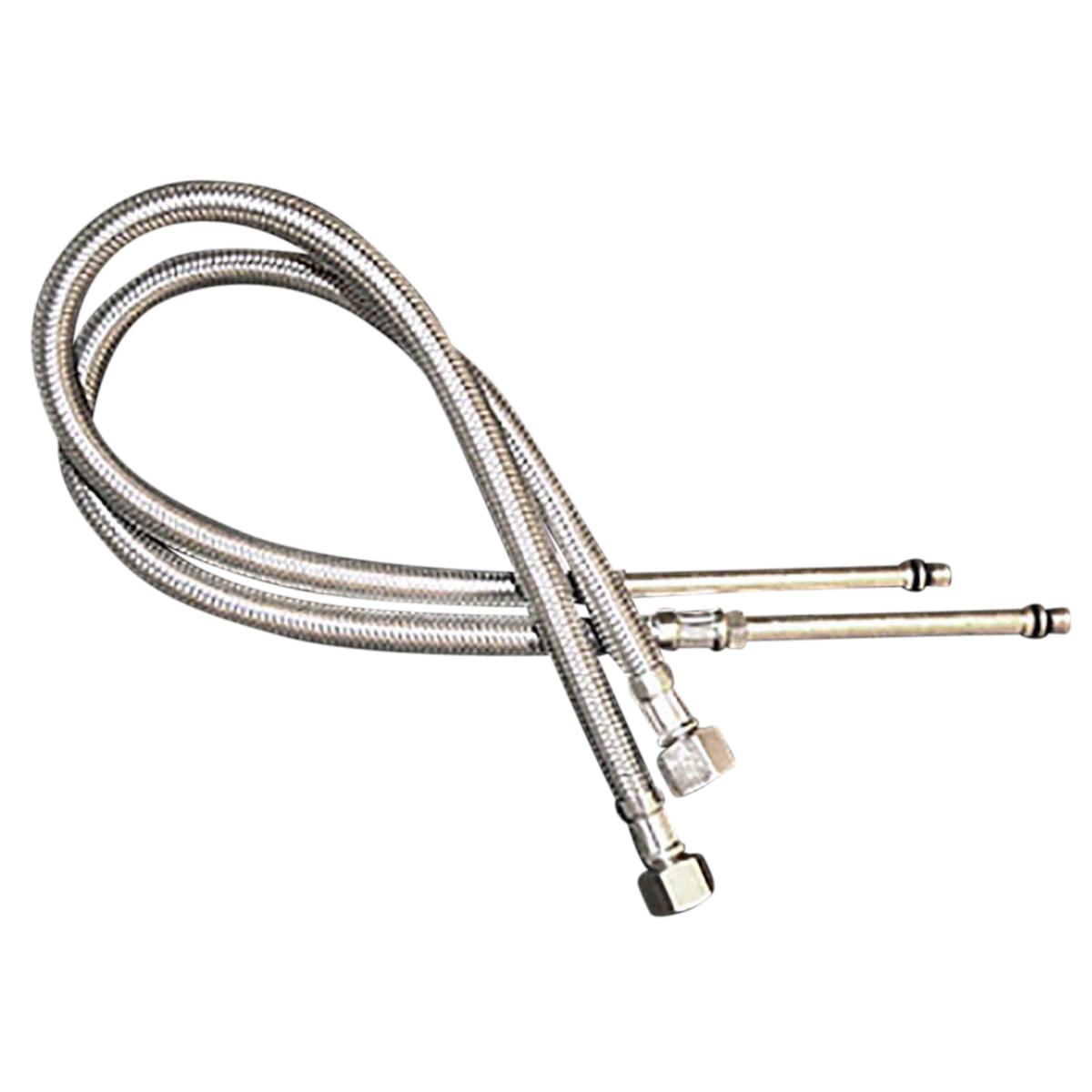 Faucet Bathroom Sink Tap Connector Stainless Steel Supply Hose 19.50" Pack of 2| Renovators Supply