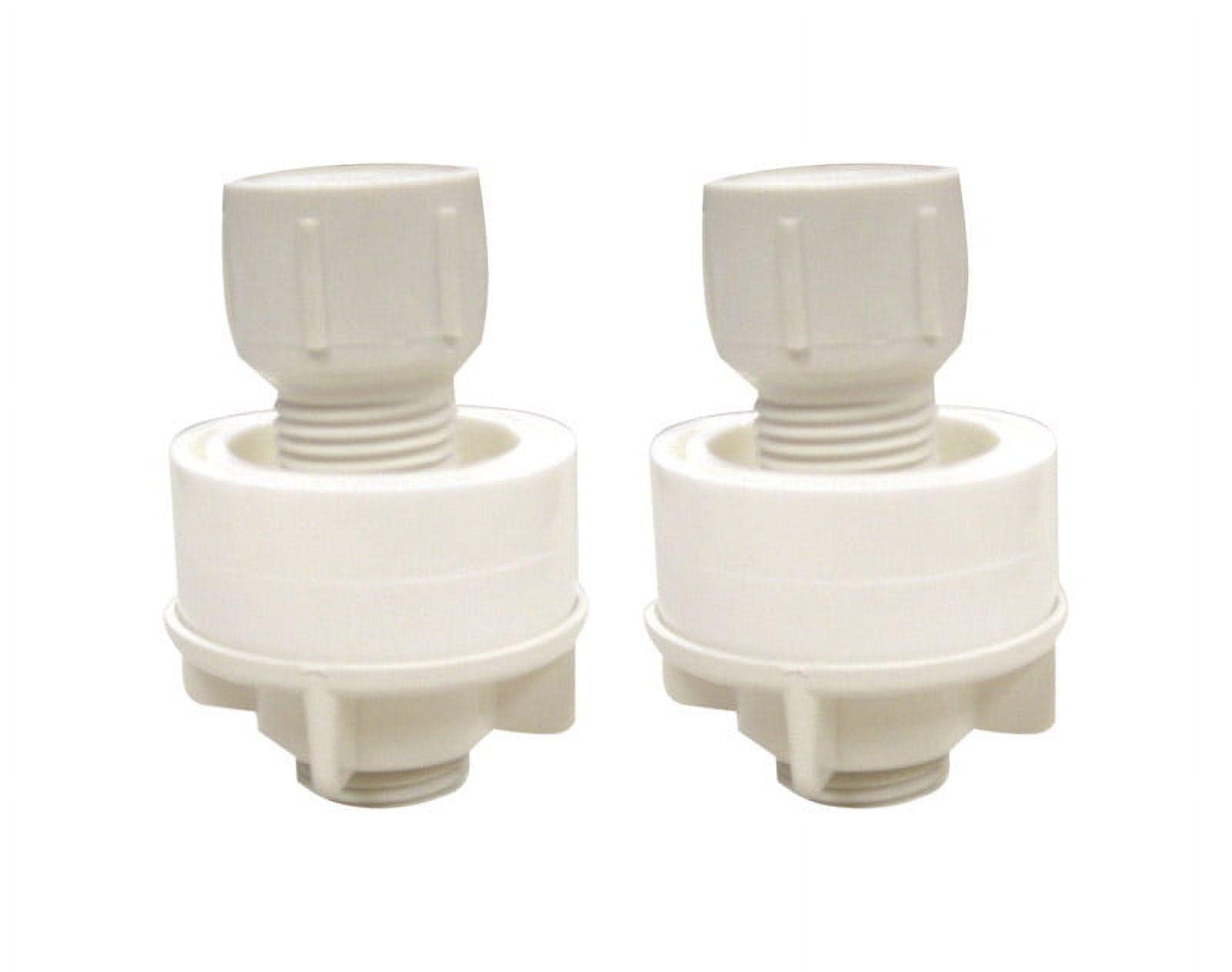 Universal White PVC Faucet Shank Extender Set