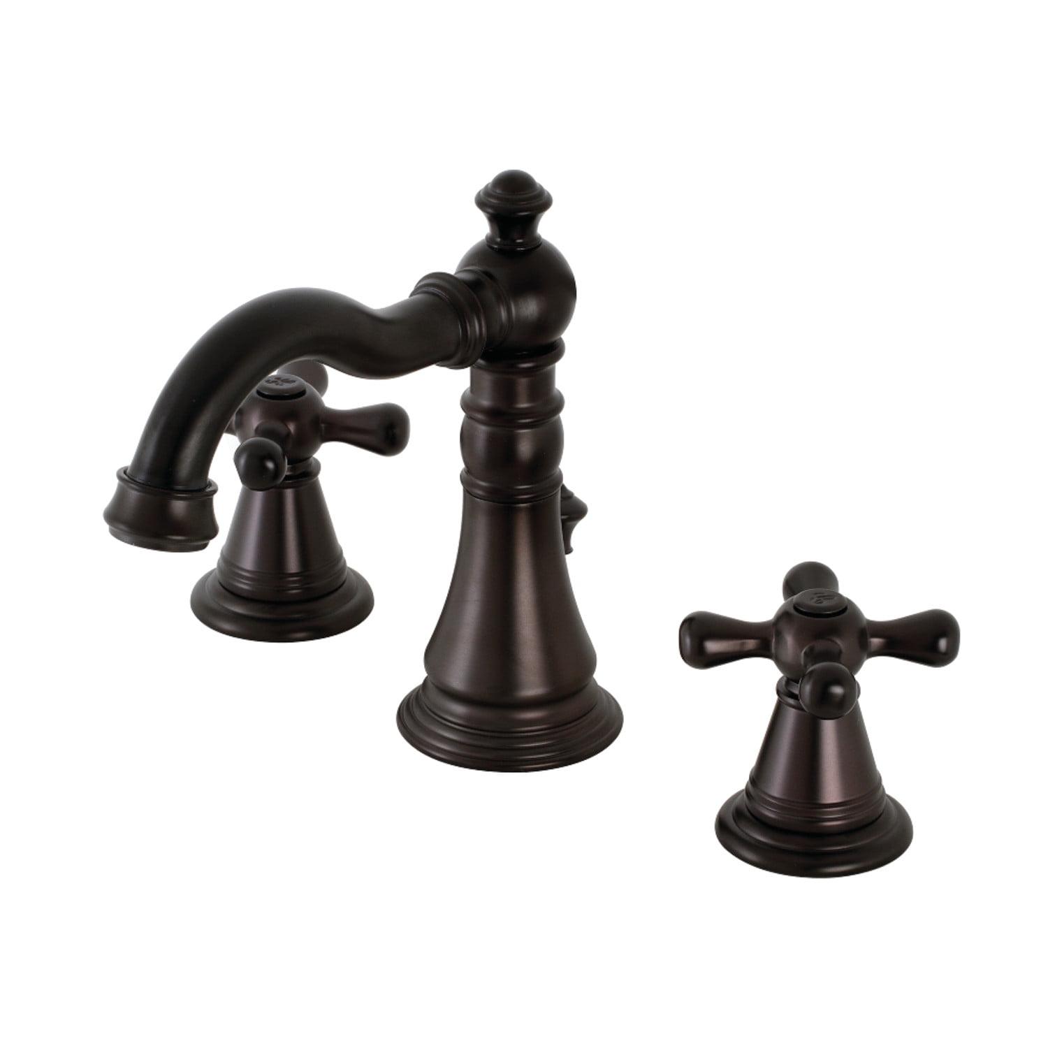 Regal Victorian-Inspired Oil Rubbed Bronze Widespread Bathroom Faucet