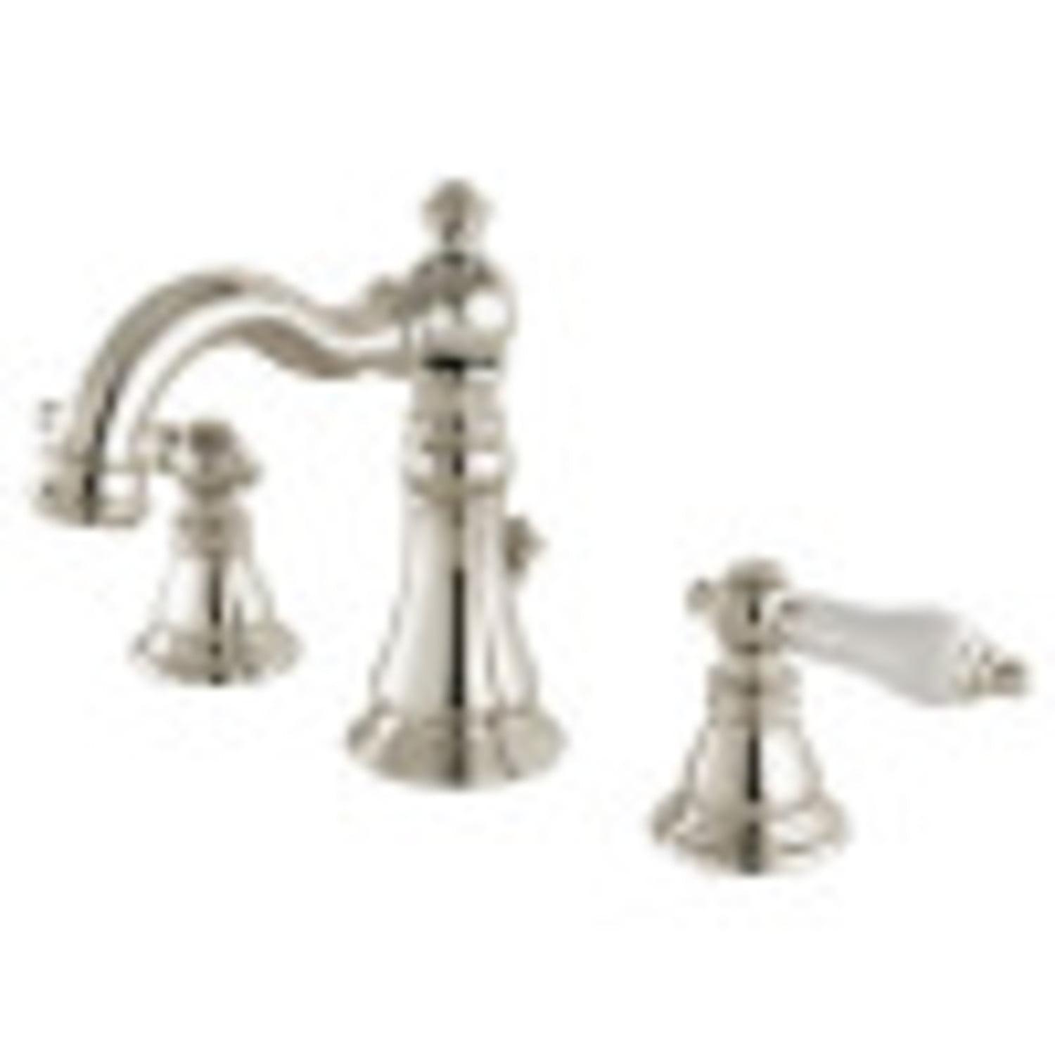 American Patriot Fauceture Widespread Bathroom Faucet with Drain Assembly