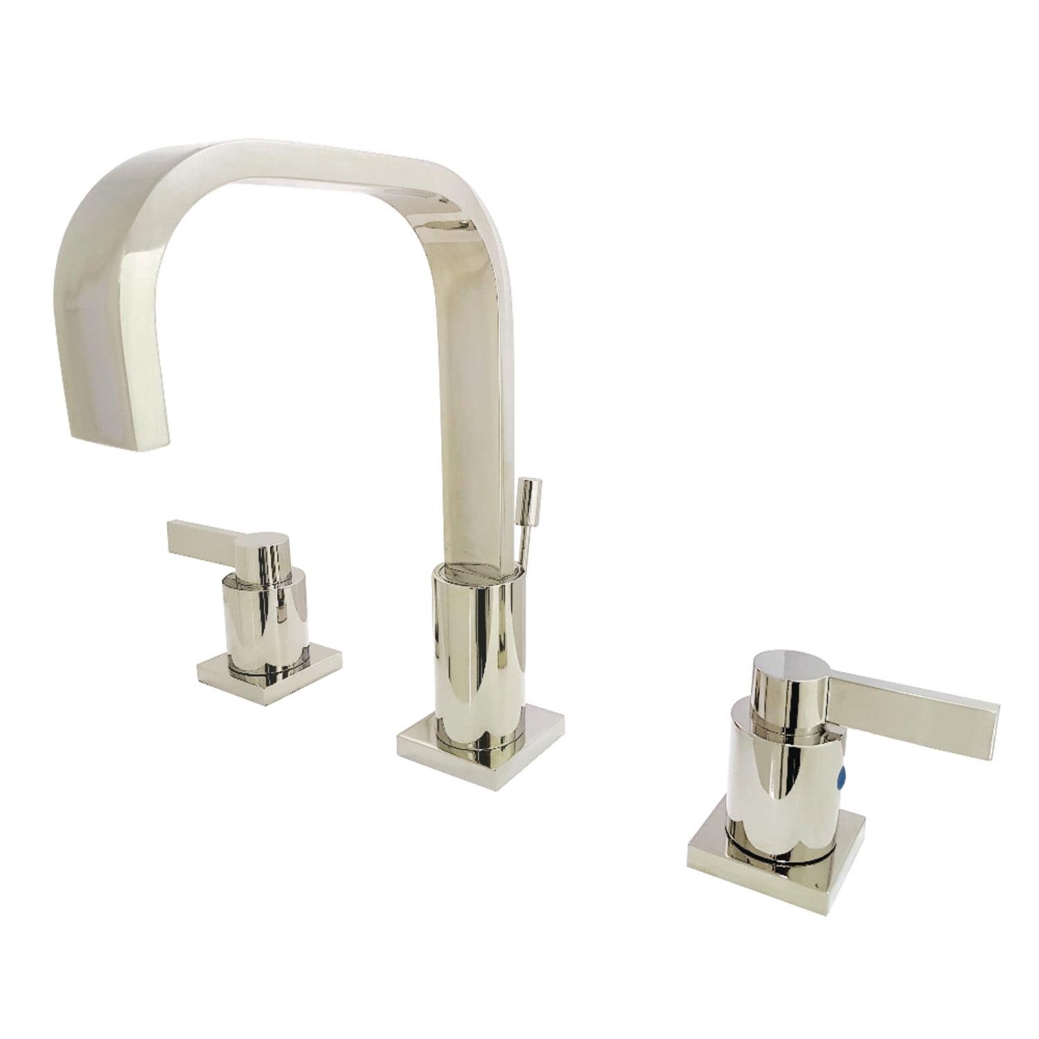 Nuvo Fusion Widespread Bathroom Faucet with Drain Assembly