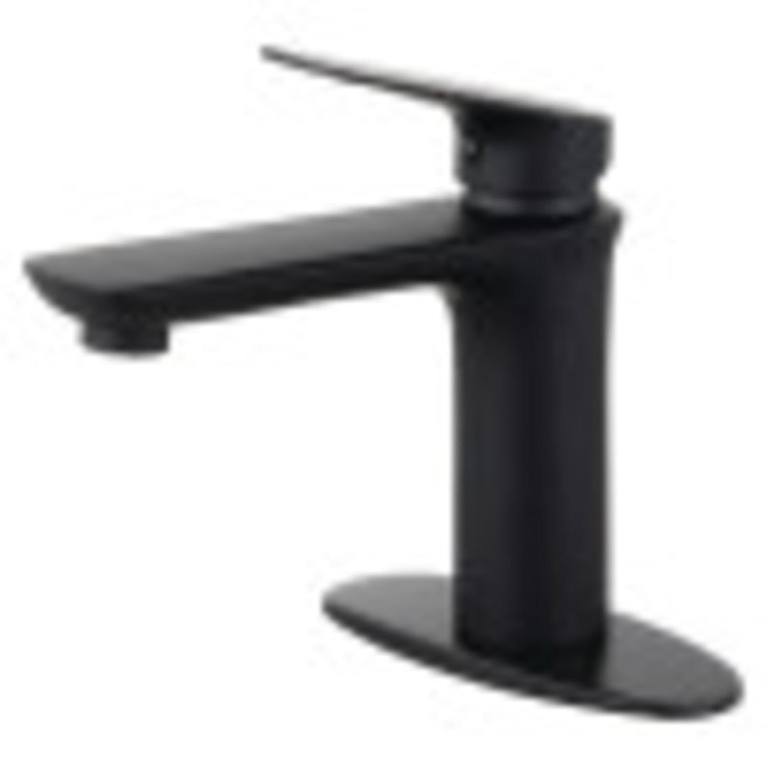 Frankfurt Single-Handle Matte Black Nickel Bathroom Faucet