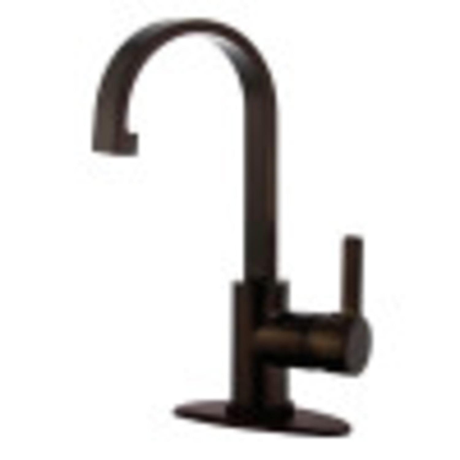 Futuristic Utopia Oil Rubbed Bronze Single-Handle Bathroom Faucet