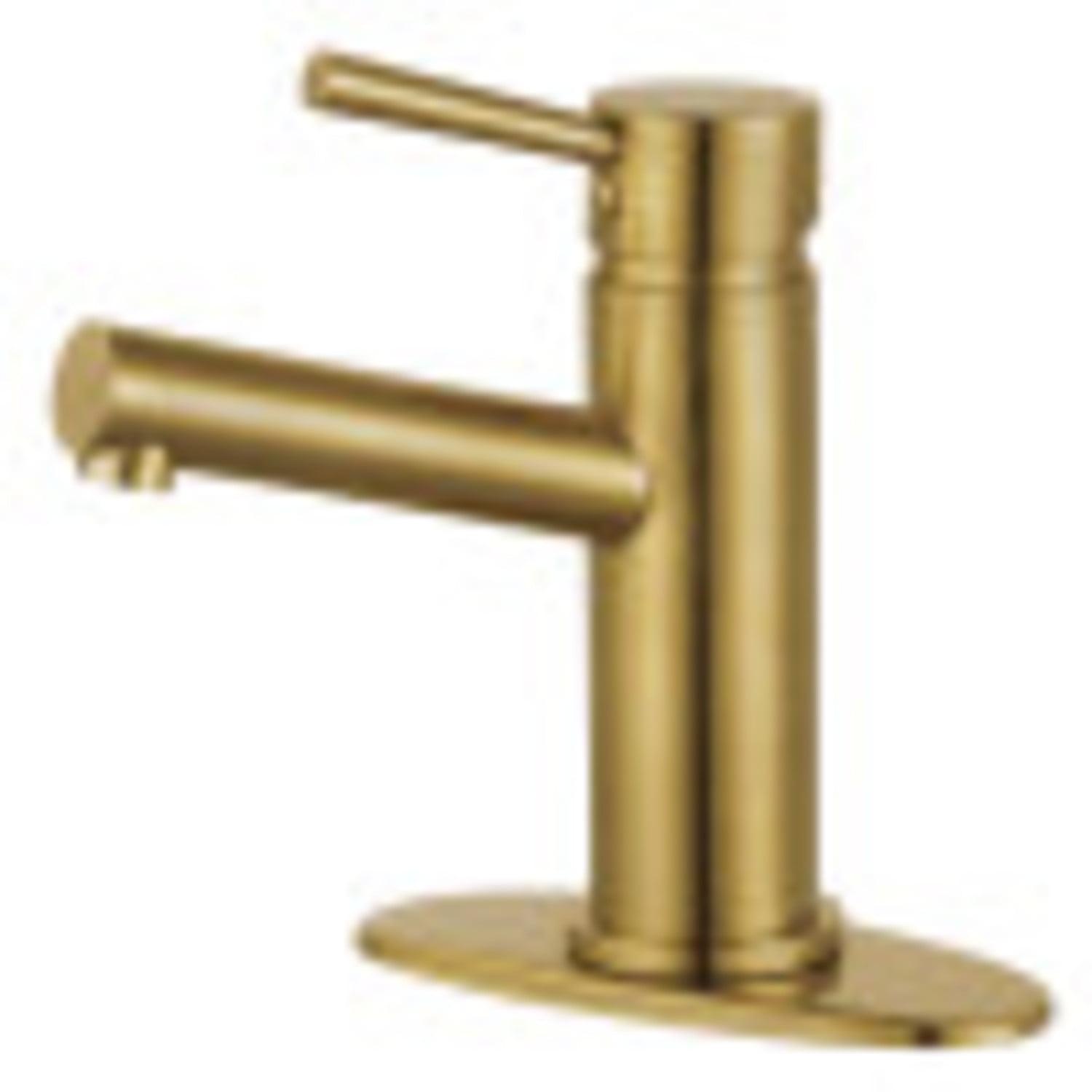 Kingston Brass Concord Single-Handle 1-Hole Deck Mount Bathroom Faucet with Push Pop-Up