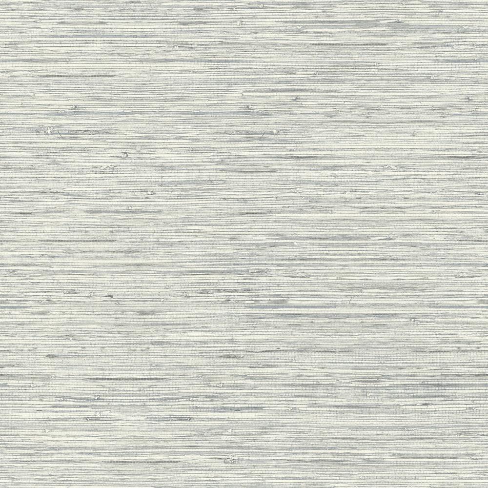 RoomMates Faux Grasscloth Light Gray Peel and Stick Wallpaper