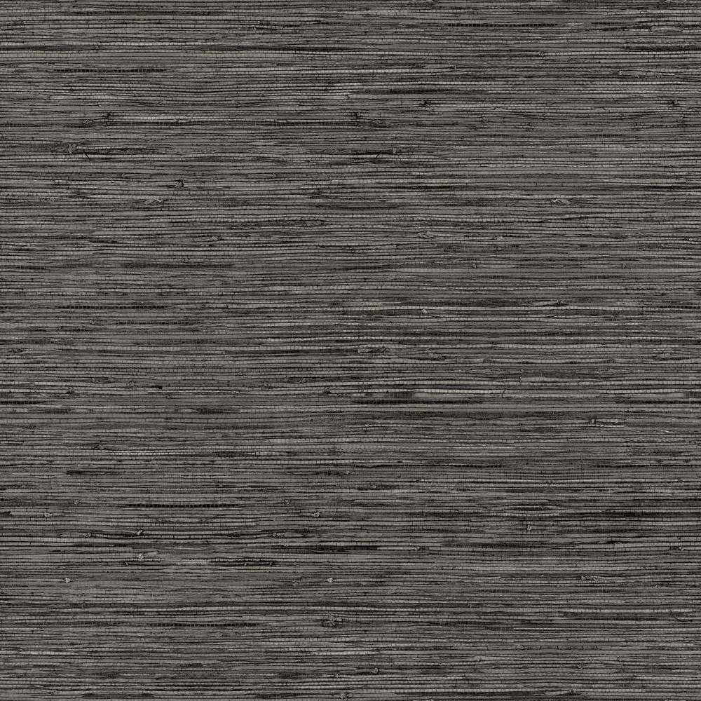 RoomMates Grasscloth Gray Peel & Stick Wallpaper