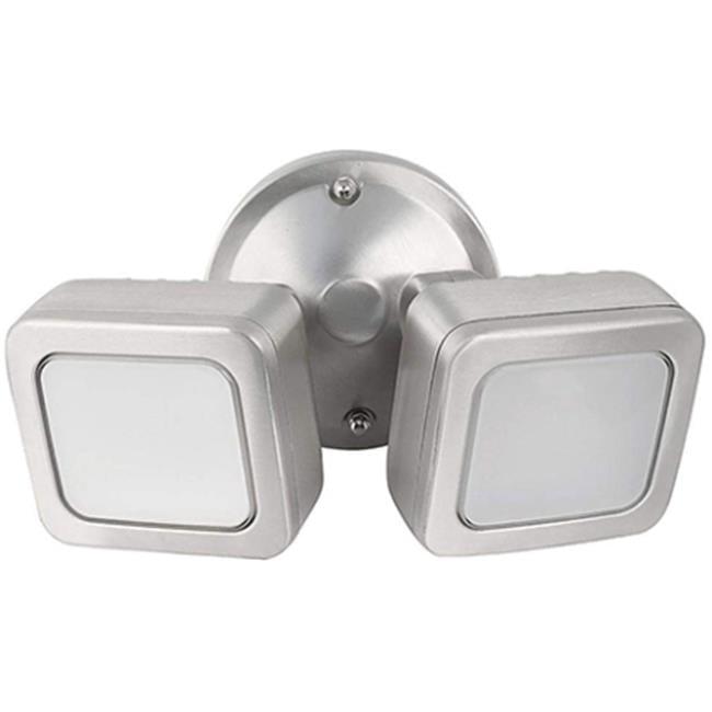 Feit Electric 73708 Mini Security Flood Light Dusk to Dawn Hardwired LED Silver Silver