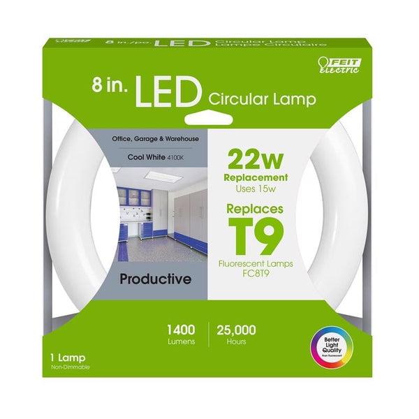 Feit Electric Plug & Play Specialty Cool White G10Q Circular LED Bulb 22 Watt Equivalence 1 pk