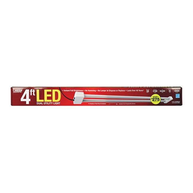 Feit 48 in. White LED Utility Light with 4500 Lumens