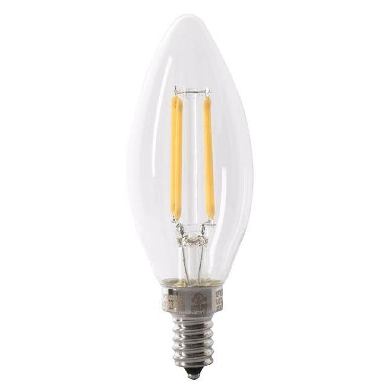 Clear Dimmable 40W Equivalent LED Candelabra Bulb 2-Pack