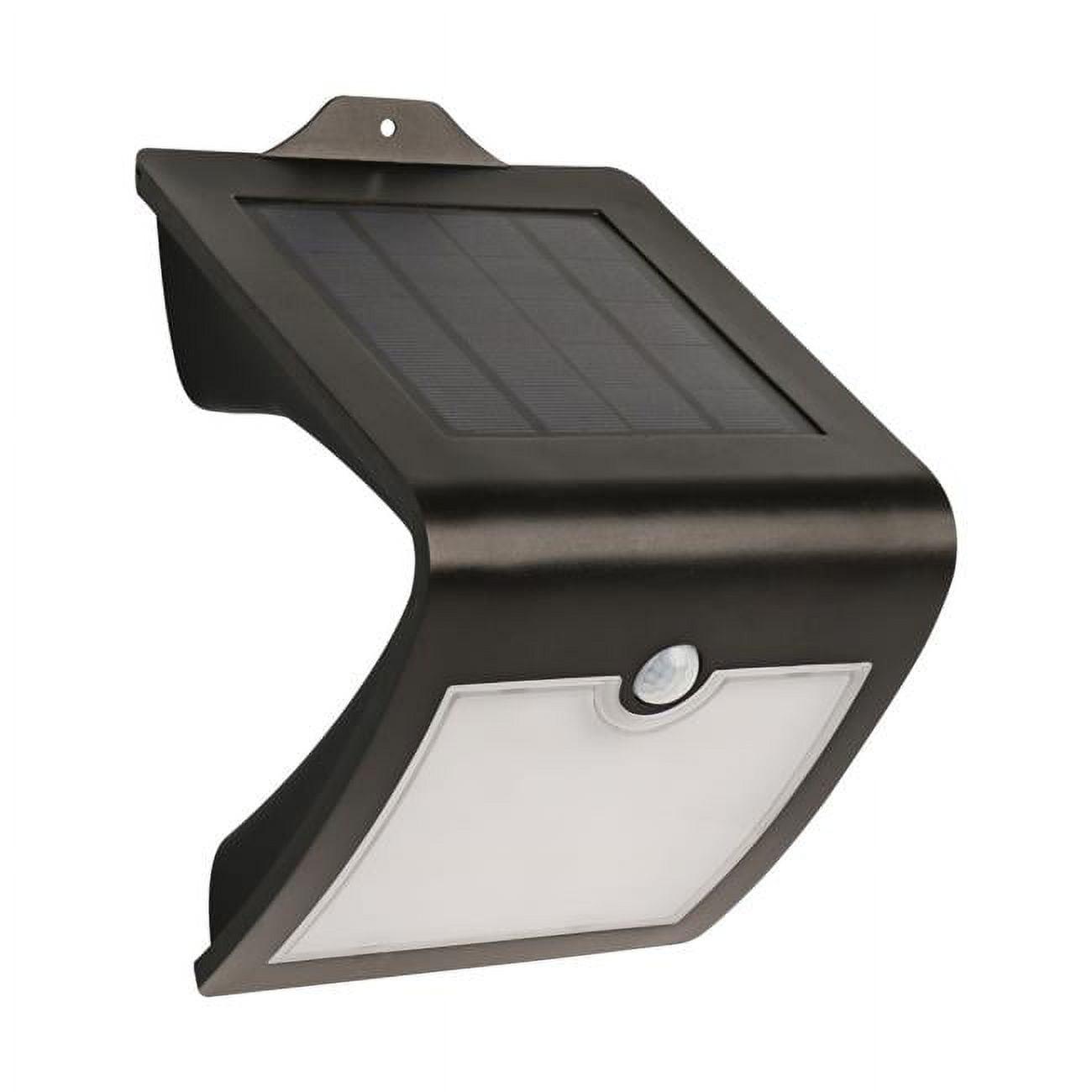 Feit Black Solar Powered LED Motion-Sensing Security Floodlight