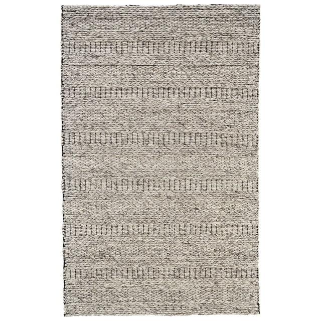 Feizy Berkeley Transitional Geometric, Ivory/Gray/Tan, 2' x 3' Accent Rug Eco Friendly Water Resistant Stain Resistant Scandinavian Solid Design Carpet for Living Dining Bed Room