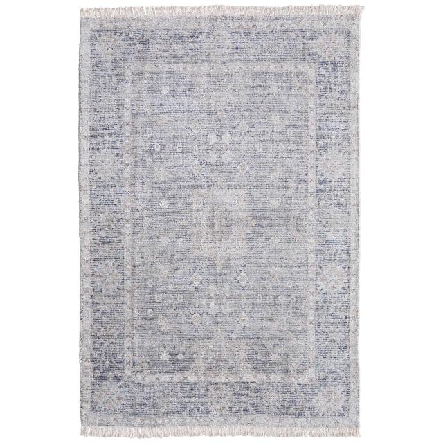 Caldwell Transitional Distressed Gray/Blue/Taupe Area Rug