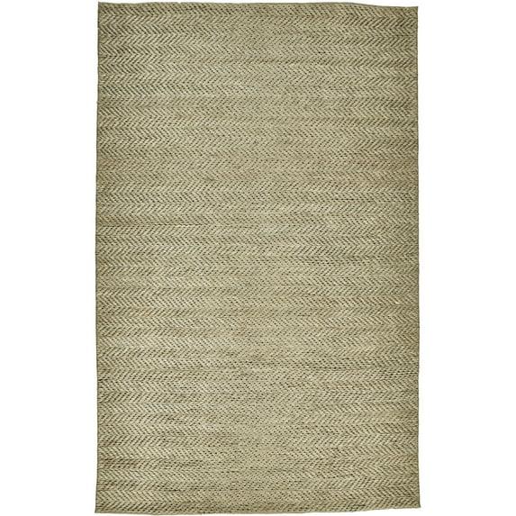 Feizy Kaelani Transitional Geometric, Tan/Gray, 8' x 11' Area Rug Handmade Reversible Casual Solid Floor Rug for Living room Bedroom