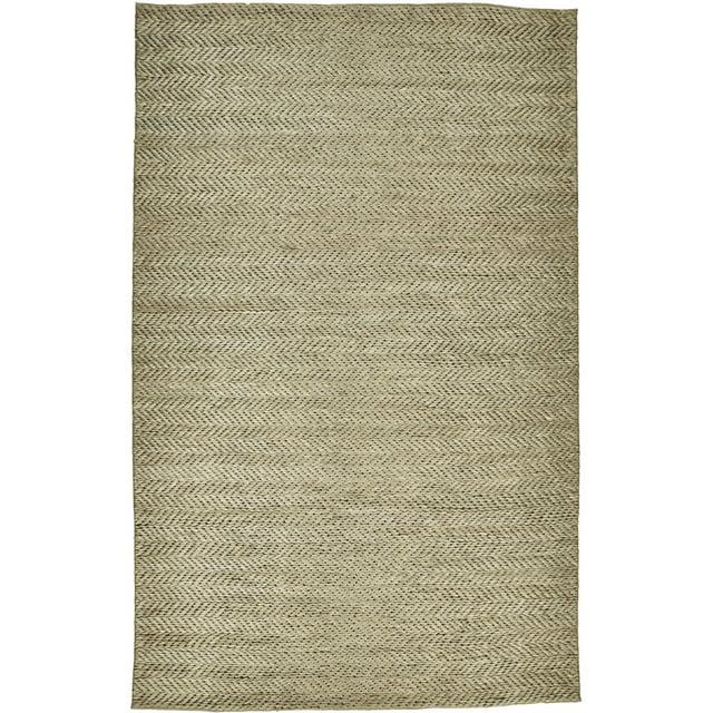 Feizy Kaelani Transitional Geometric, Tan/Gray, 8' x 11' Area Rug Handmade Reversible Casual Solid Floor Rug for Living room Bedroom