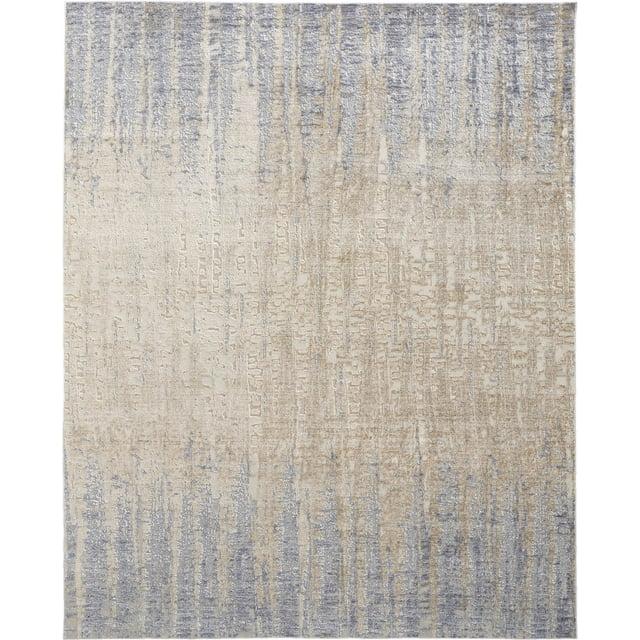 Laina Transitional Gradient & Ombre Tan/Brown/Blue Area Rug