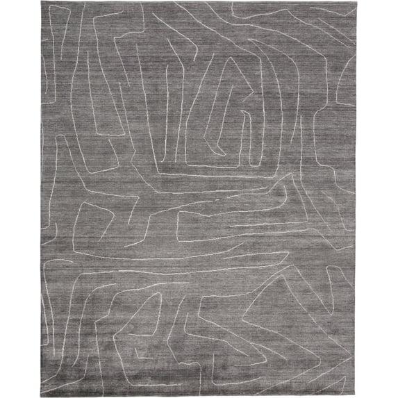 Orwell Hand-Tufted Gray/Ivory Area Rug
