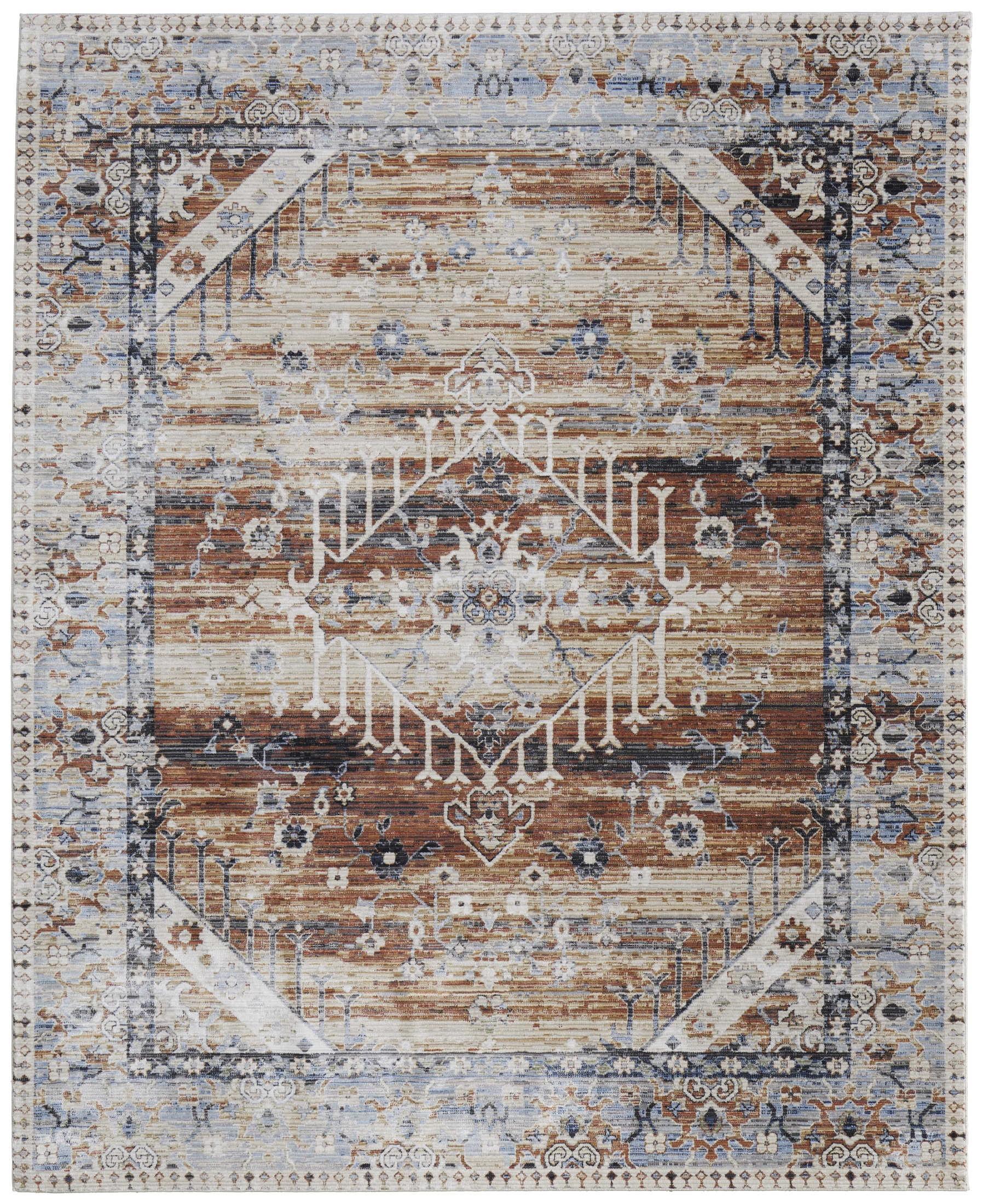 Melrose Transitional Distressed Area Rug