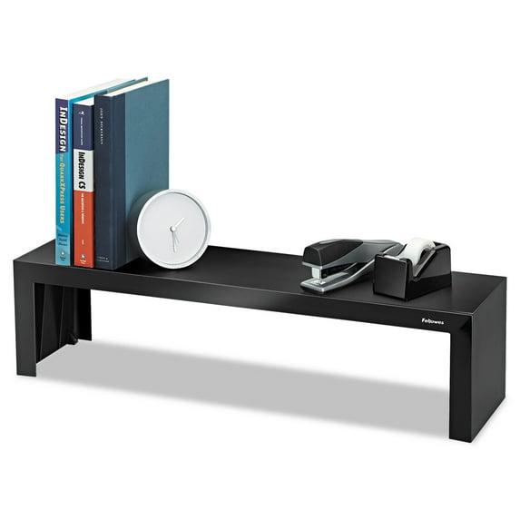 Fellowes Mfg Co. 8038801 Designer Suites 26 in. x 7 in. x 6.75 in. Shelf with 30-lb. Capacity - Black Pearl