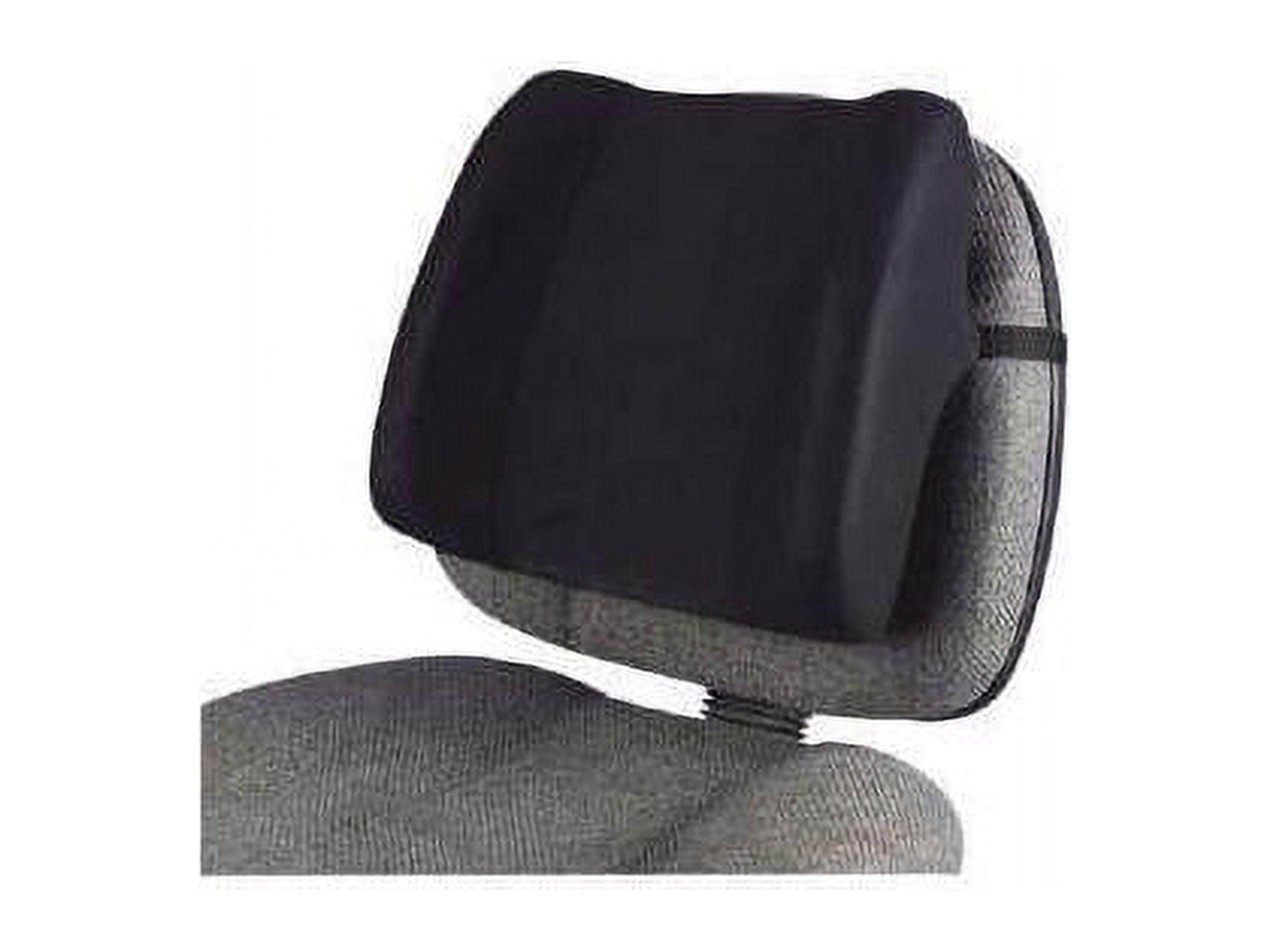 ErgoSupport High-Density Foam Black Fabric Back Rest