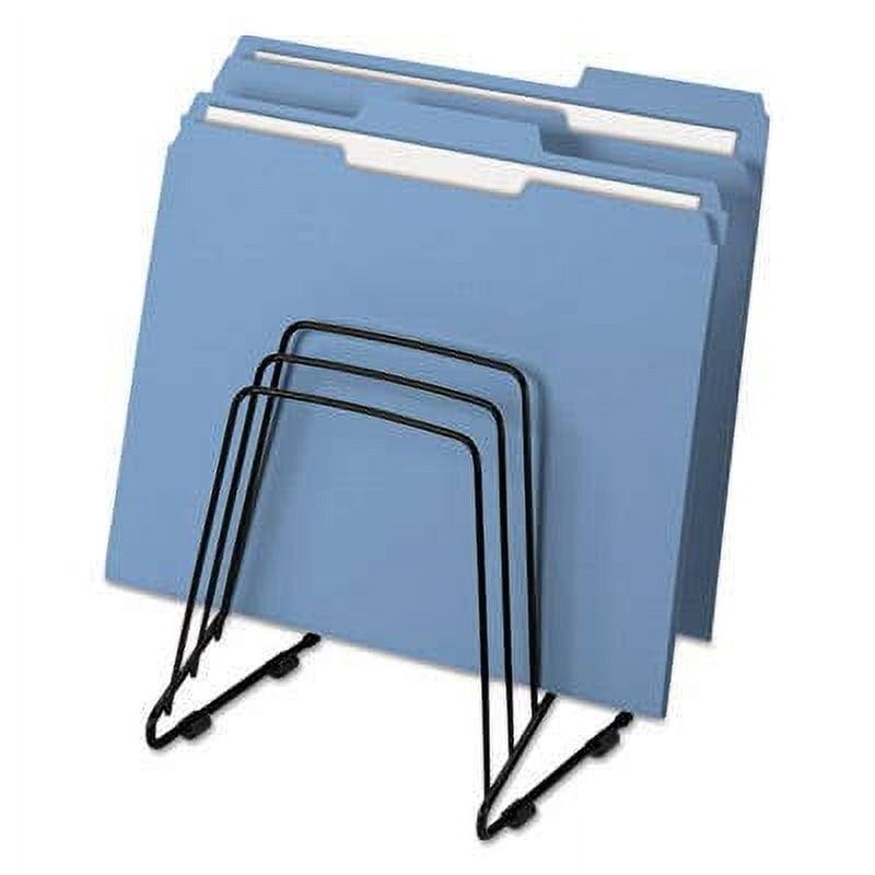 Fellowes Wire Step File II, 5 Sections, Letter to Legal Size Files, Black, 7.25" x 6" x 8.25"