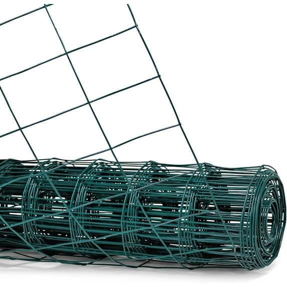 Fencer Wire Fencer Wire Vinyl Coated 16 Gauge Welded Fence Wire Roll, Mesh Size 2-Inch x 3-Inch