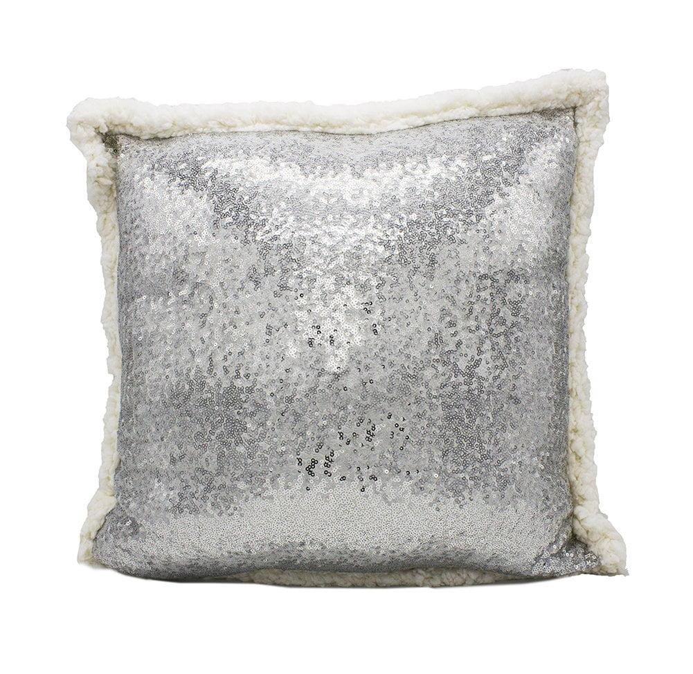 Saro Paillette Collection Sequined Throw Pillow