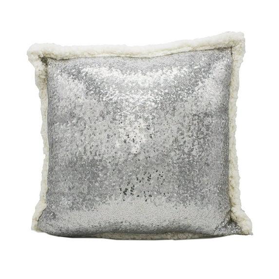 Saro Paillette Collection Sequined Throw Pillow