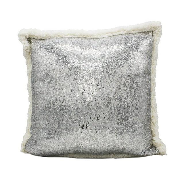 Saro Paillette Collection Sequined Throw Pillow