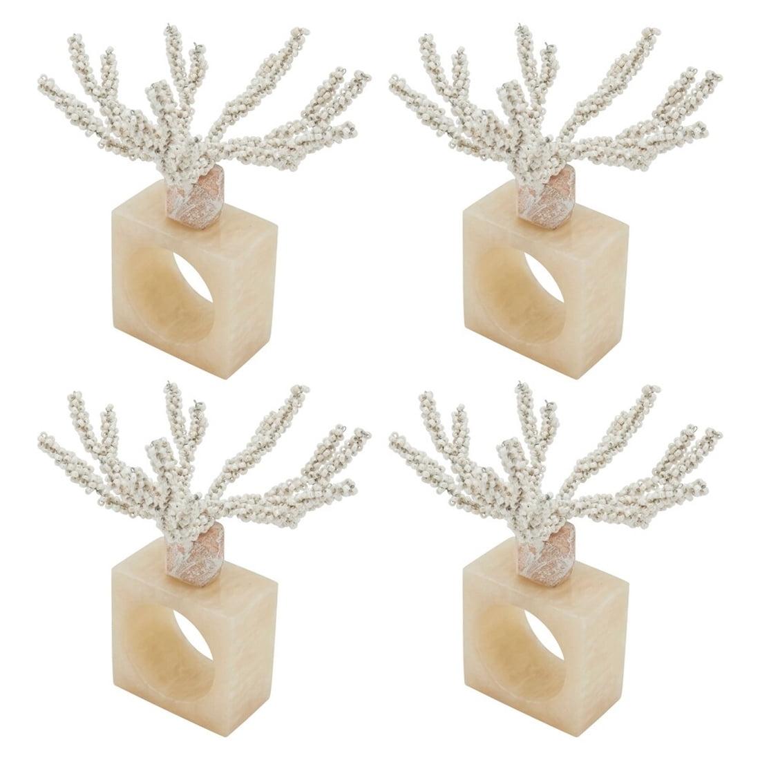Saro Napkin Ring Collection Napkin Ring (Set of 4)