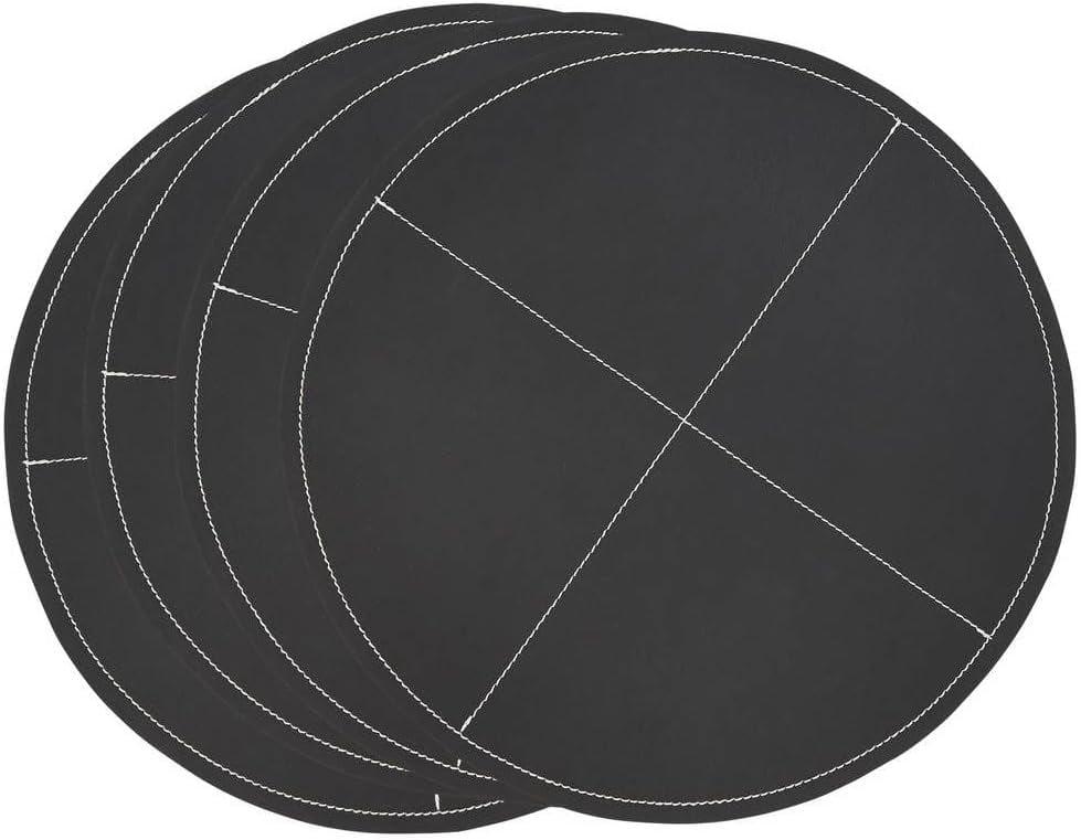 Mirela Collection 100% Polyurethane No Pattern Round Placemat