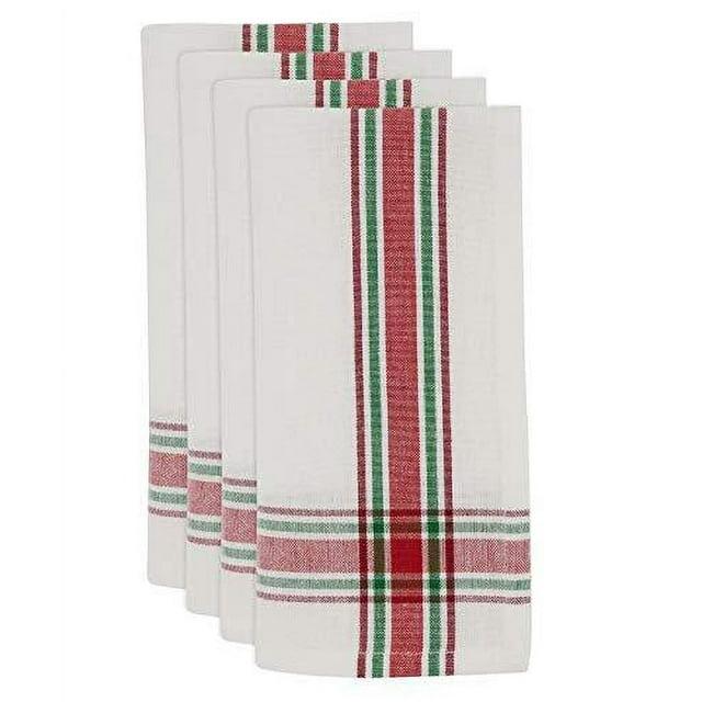 Gracie Oaks Aomame Cotton Plaid Rectangle Napkin (Set of 4)