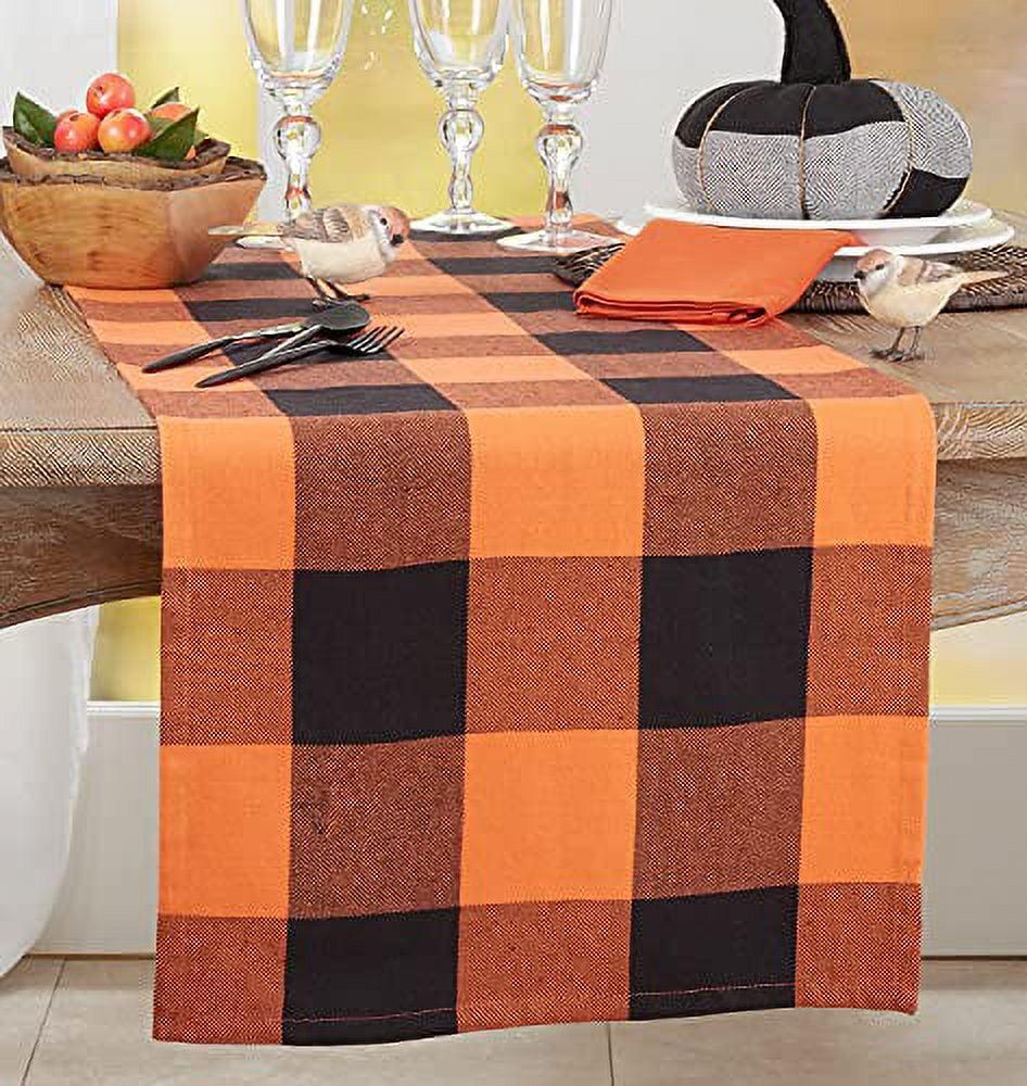 Harvest Plaid Table Runnner