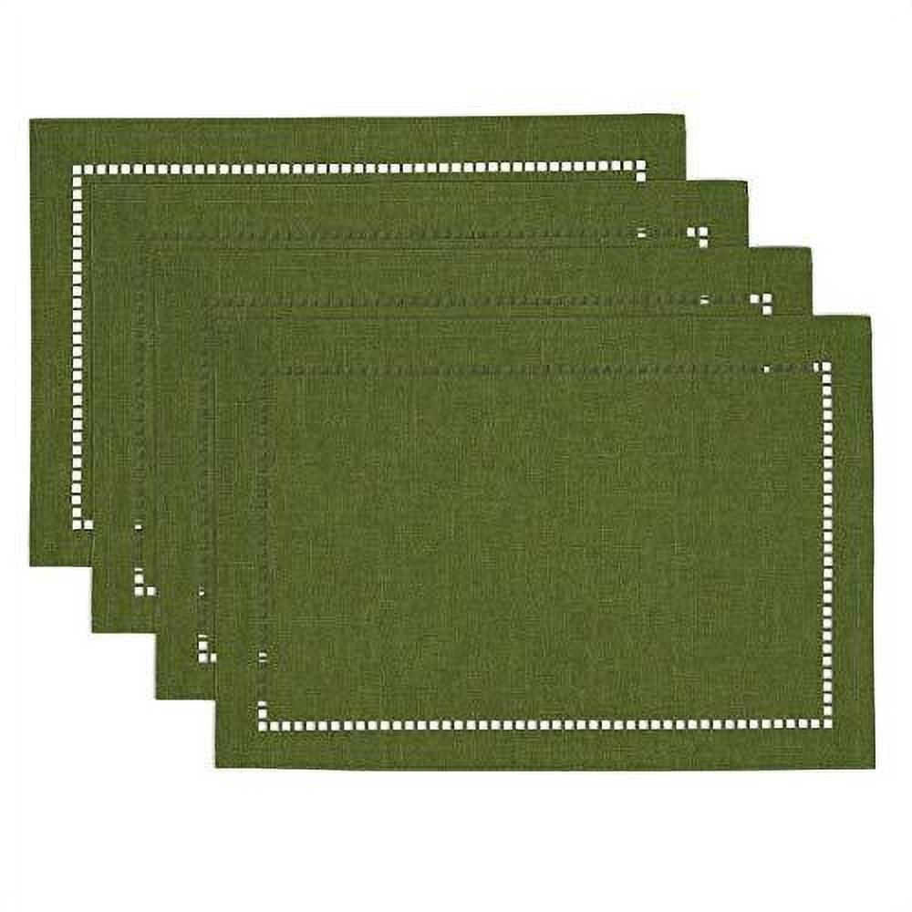 Gracie Oaks Neith Polyester No Pattern Rectangle Placemat (Set of 4)