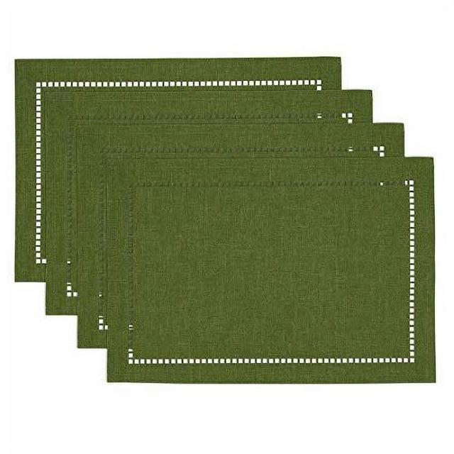 Gracie Oaks Neith Polyester No Pattern Rectangle Placemat (Set of 4)