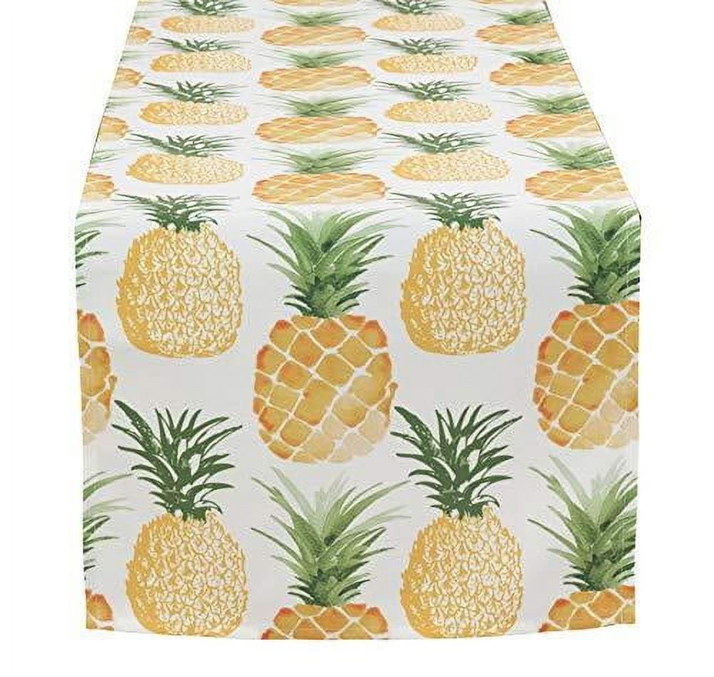 SARO  Pass the Pineapple Table Runner - Multi Color