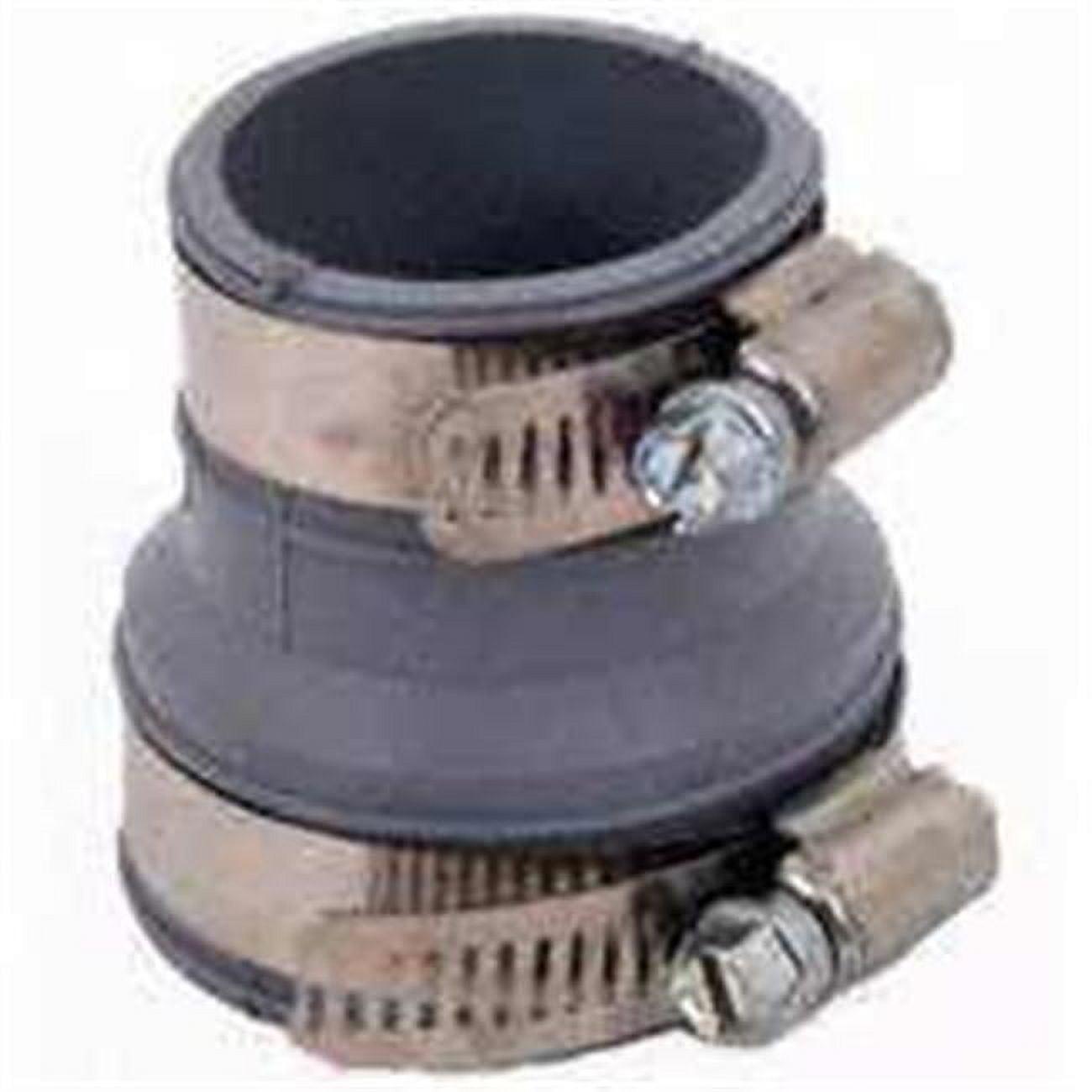 Gray and Silver Flexible Pipe Coupling Connector