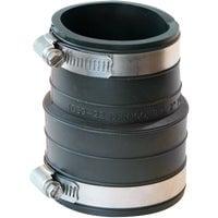 Fernco P1059-22 2-Inch by 2-Inch Rubber Flexible Coupling Repair Fitting