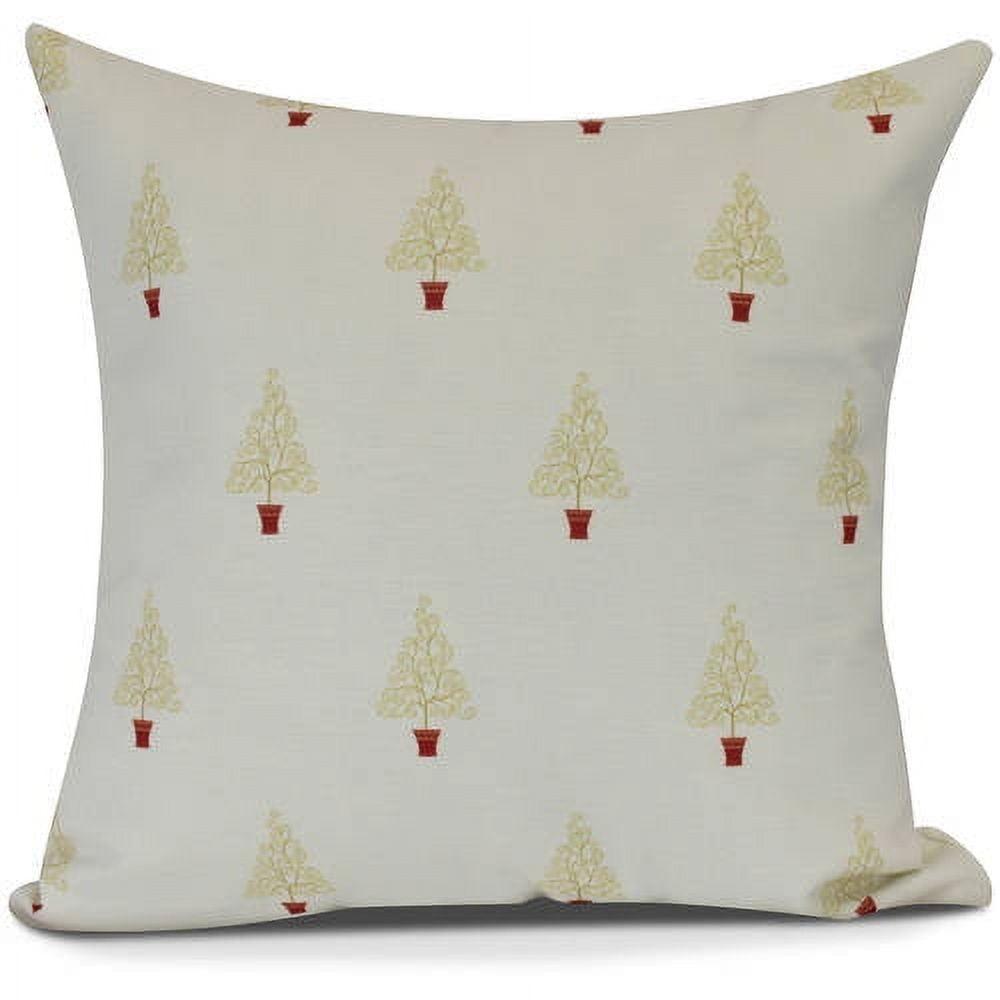 Filigree Forrest Geometric Print Pillow