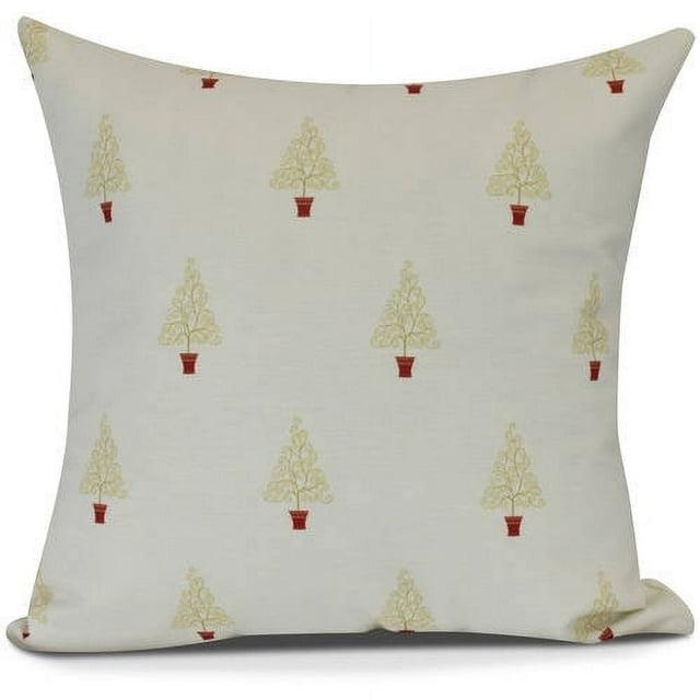 Filigree Forrest Geometric Print Pillow