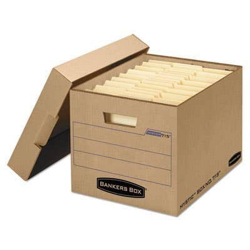 Bankers Box Filing Box, Letter/Legal Files, 13" x 16.25" x 12", Kraft, 25/Carton