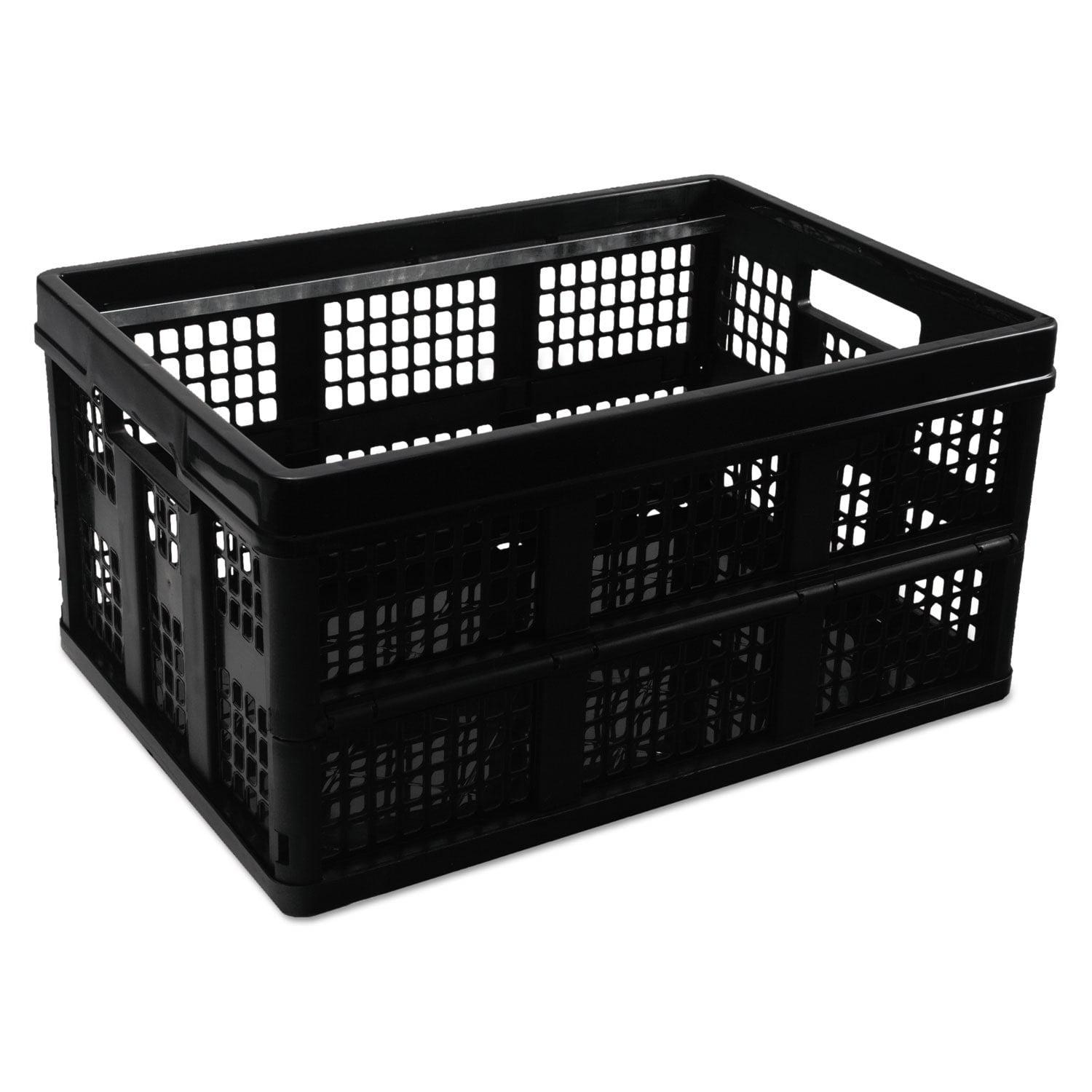 UNIVERSAL Filing/Storage Tote Storage Box Plastic 20-1/8 x 14-5/8 x 10-3/4 Black 40015