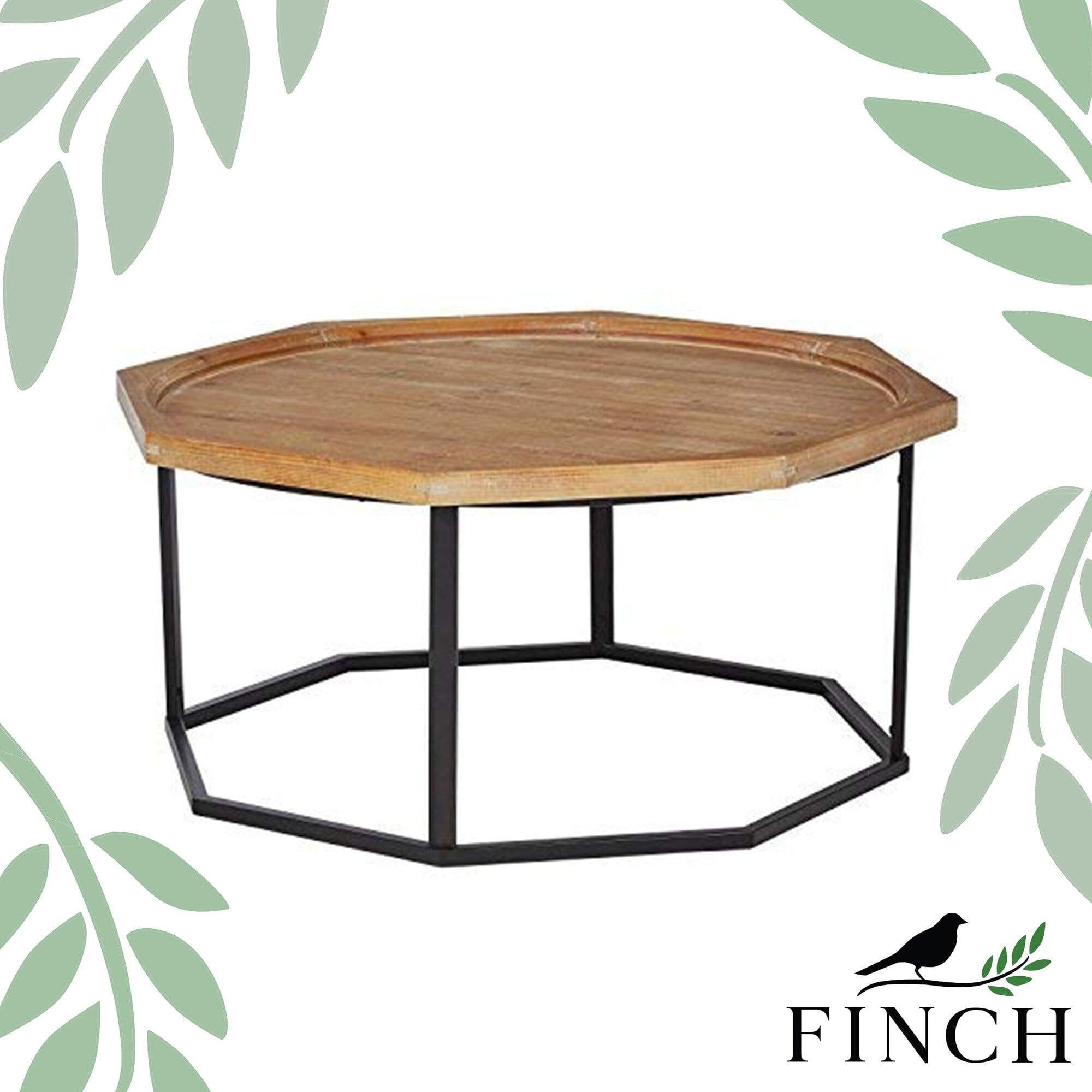 Finch Grayson Wood and Metal Coffee Table