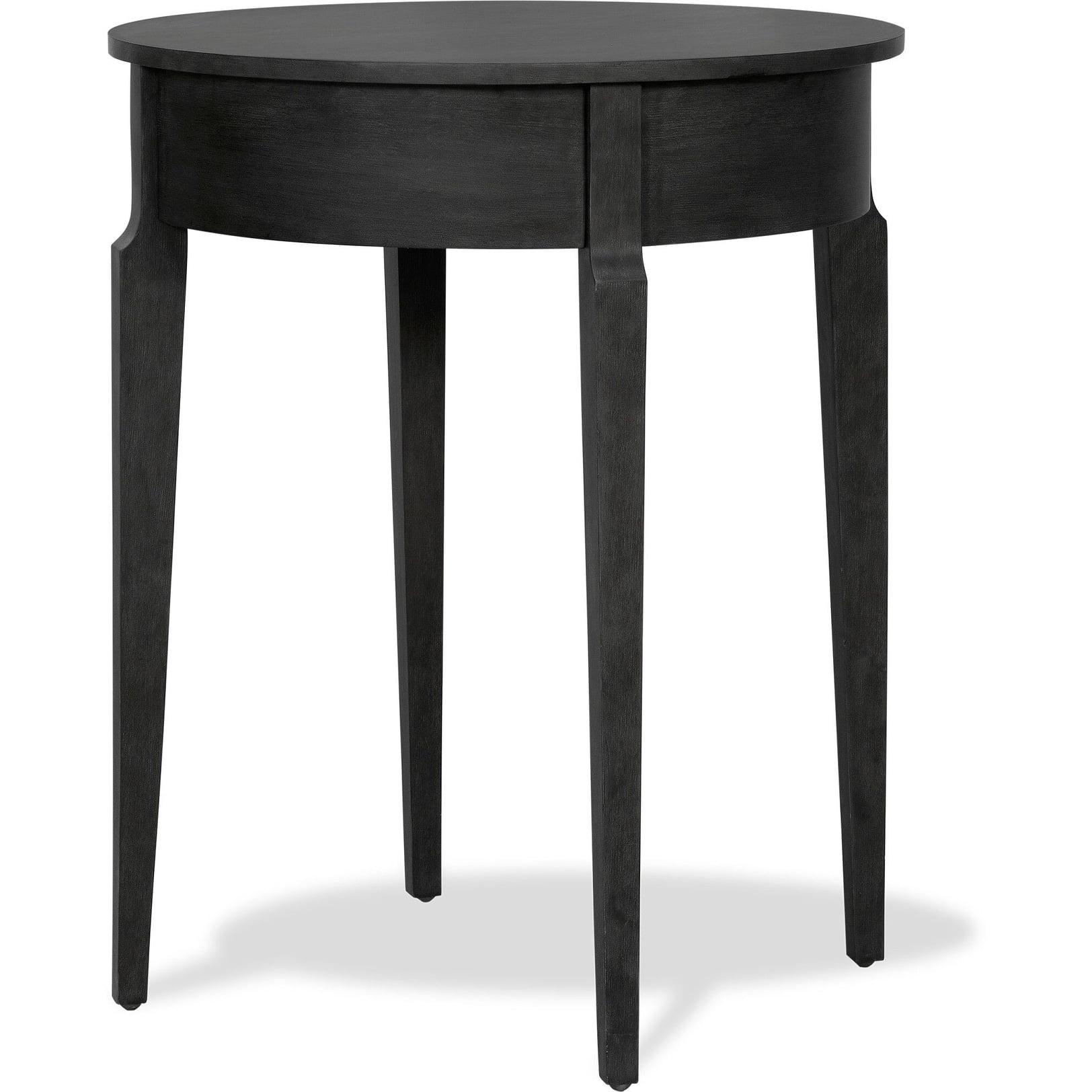 Thaddeus Round Side Table Dark Gray - Finch