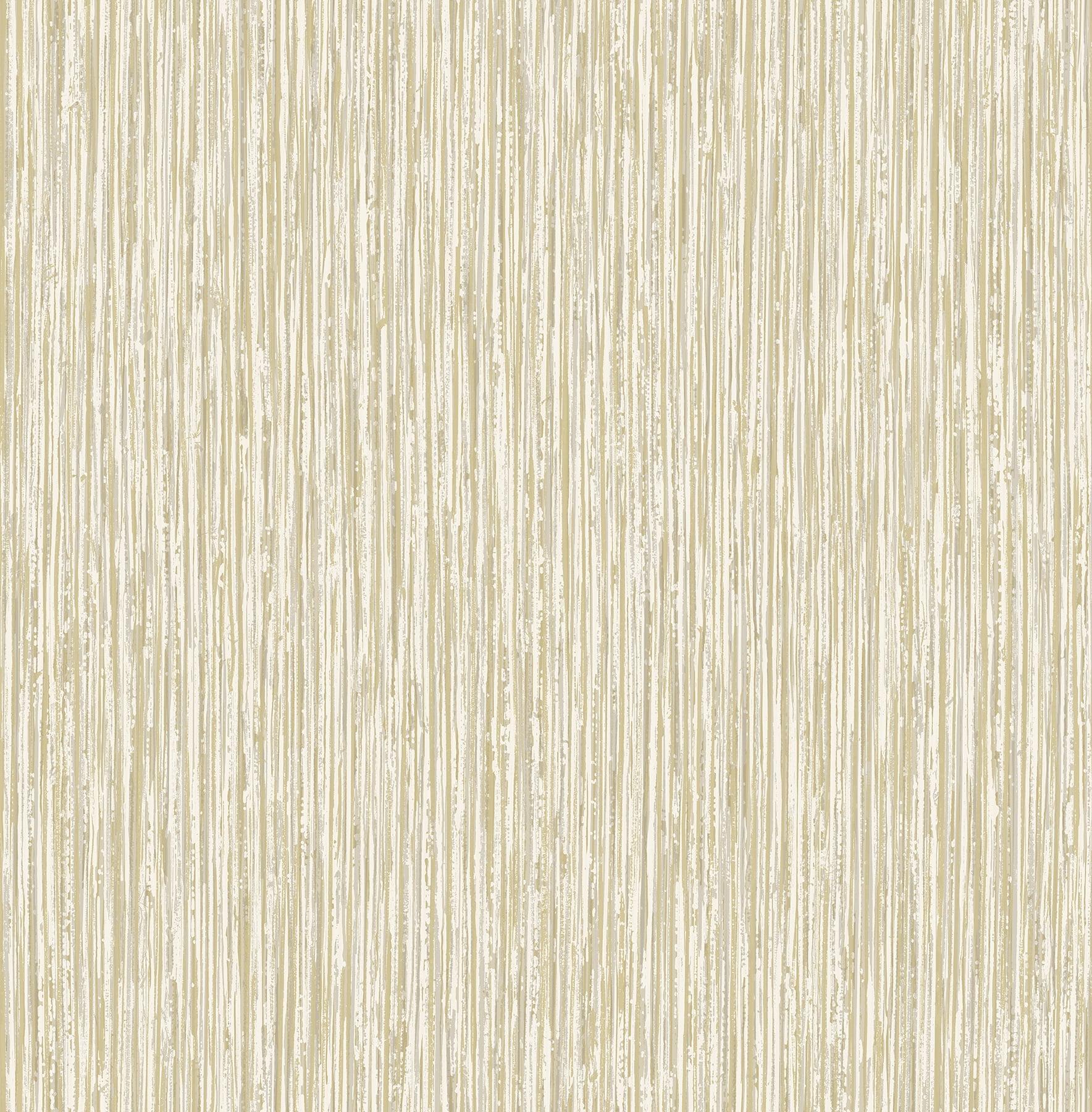 Fine Decor Kofi Champagne Faux Grasscloth Wallpaper, 20.5-in by 33-ft, 56.4 sq. ft