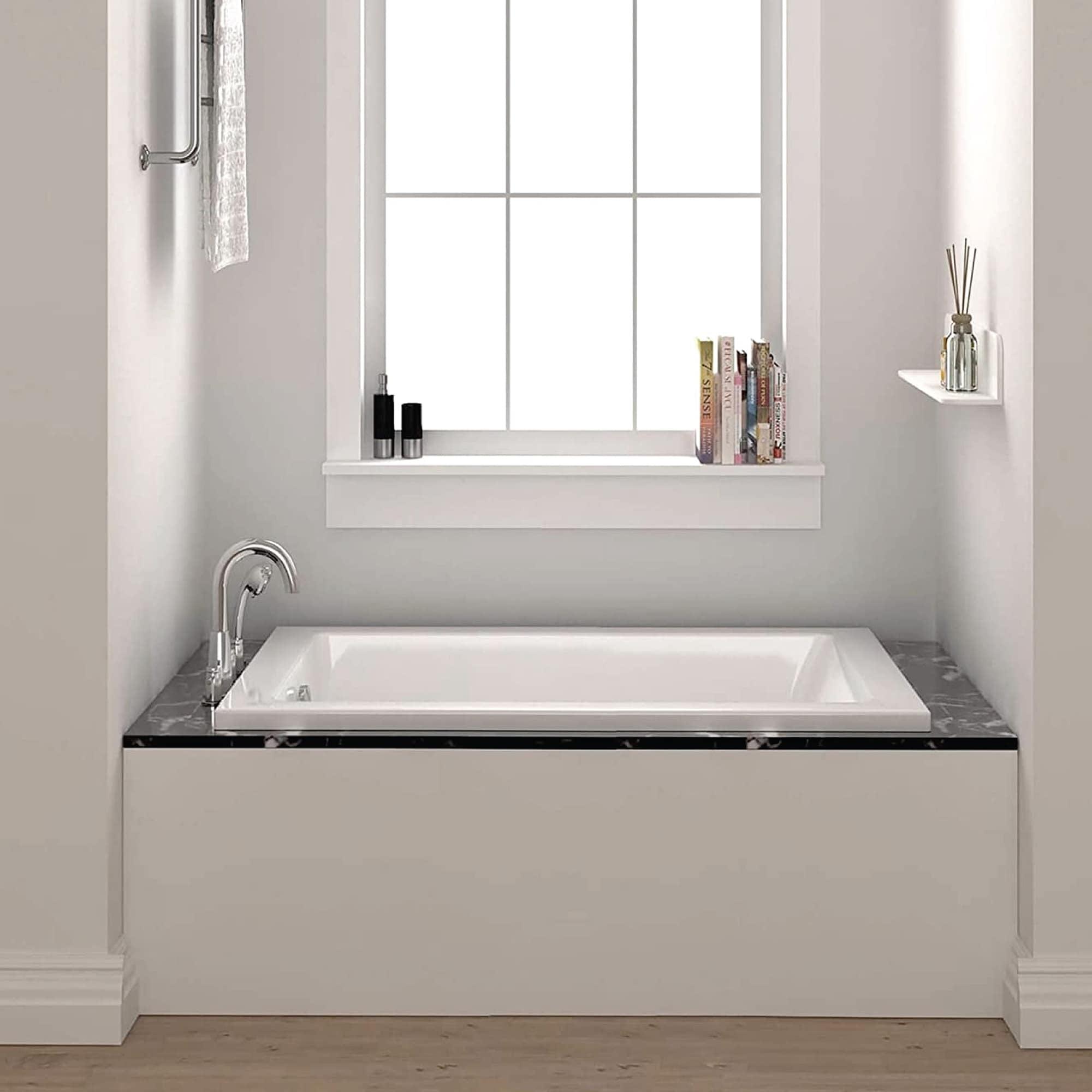 72" x 36" Drop In Soaking Bathtub