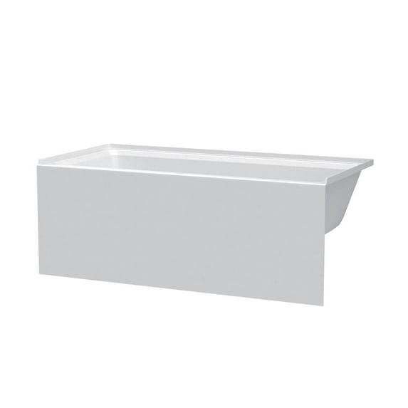 Acrylic Soaking Bathtub with Integral Apron Front - 60" x 32"