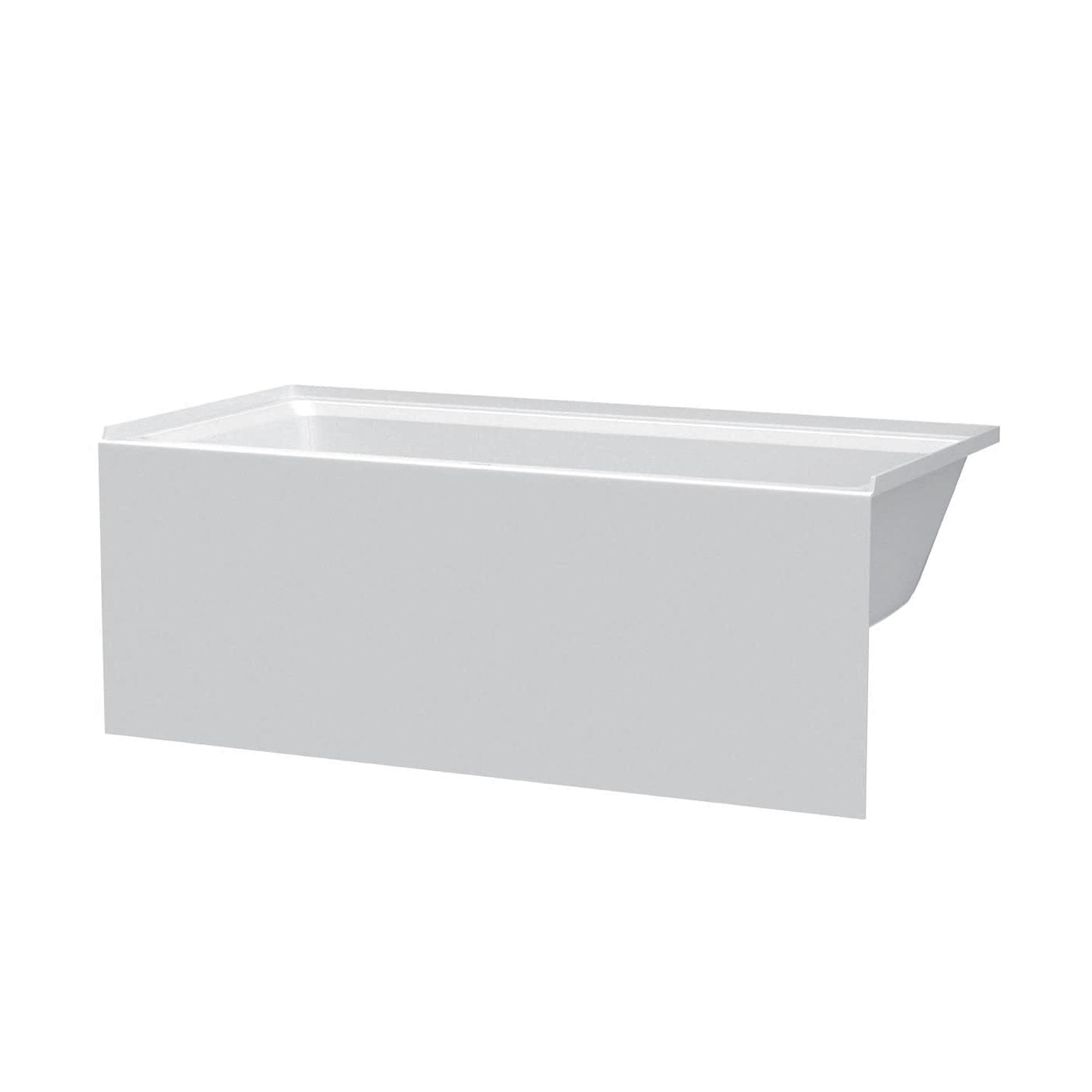Acrylic Soaking Bathtub with Integral Apron Front - 60" x 32"
