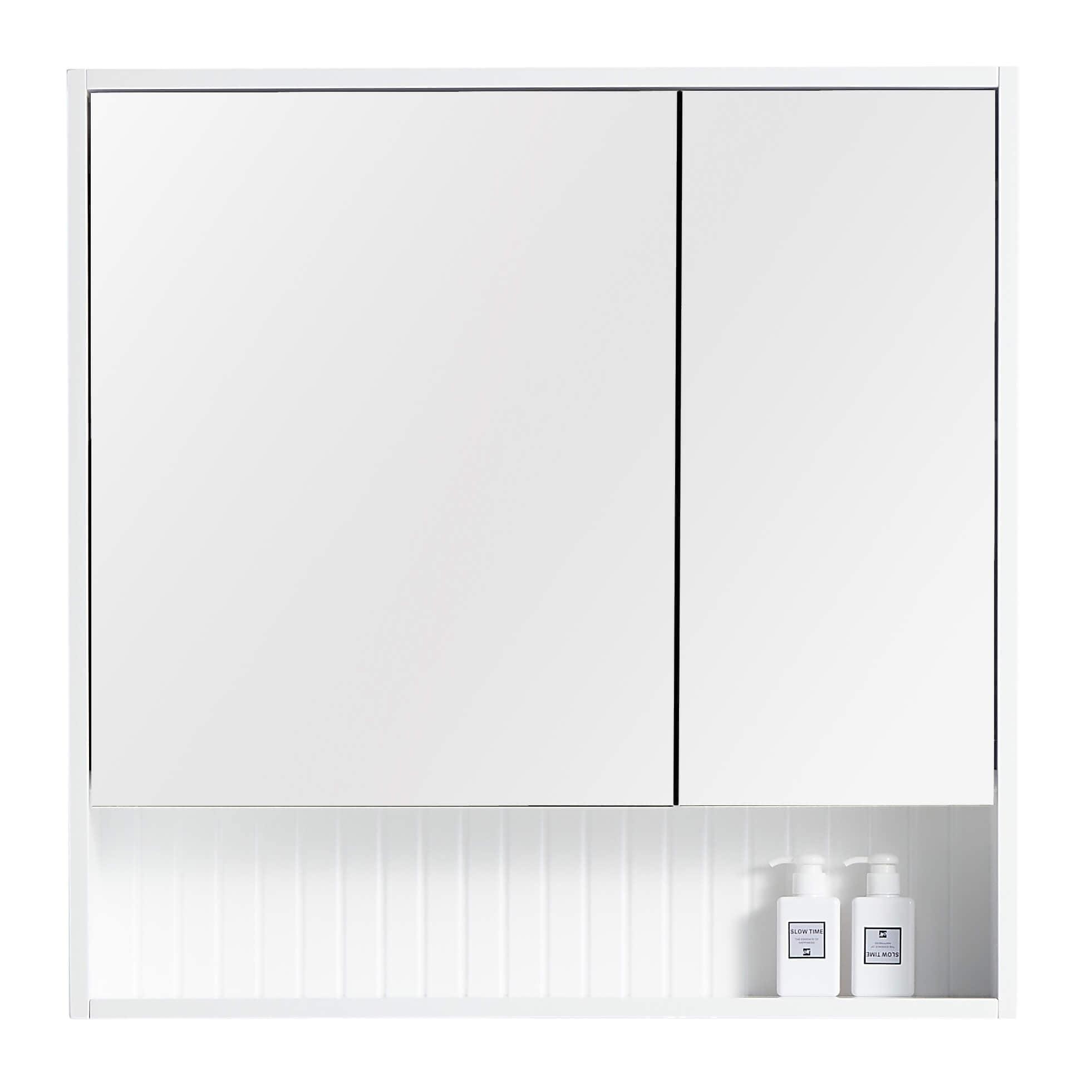 Fine Fixtures Venezian 28" Medicine Cabinet Matte White